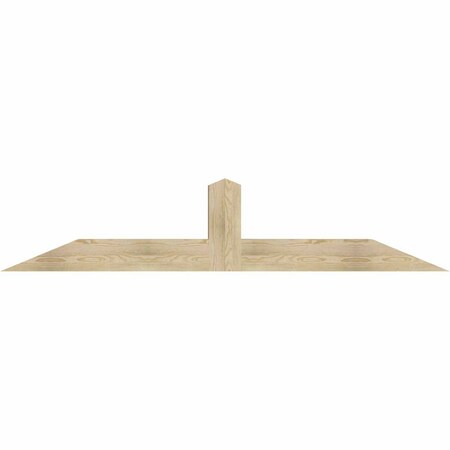 Ekena Millwork Portland Rough Sawn Timber Gable Bracket, Douglas Fir, 84"W x 17"H x 6"D x 6"F, 5/12 Pitch GBW084X17X0606POR00RDF